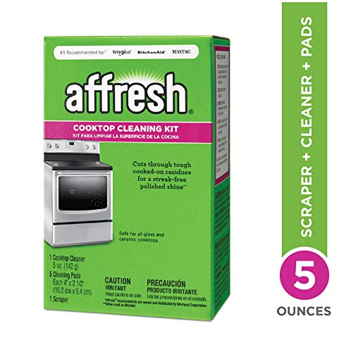 Product Cover Affresh W11042470 Cleaning Kit (Cooktop Cleaner, Scraper and Scrub Pads)