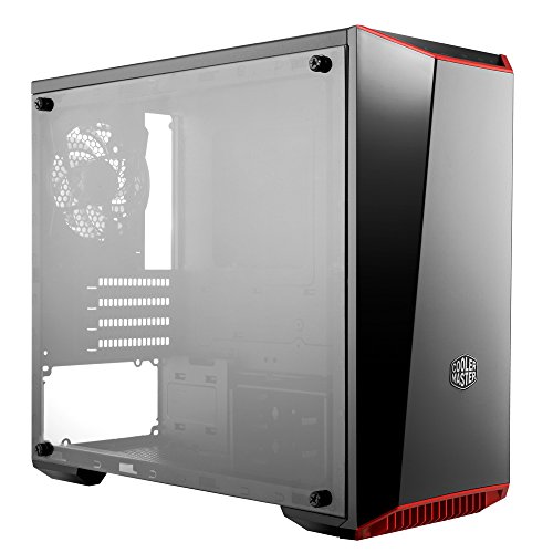 Product Cover Cooler Master MasterBox Lite 3.1 Matx Tower w/ Front Dark Mirror Panel, 3 Customize Color Trims  & Transparent Acrylic Side Panel