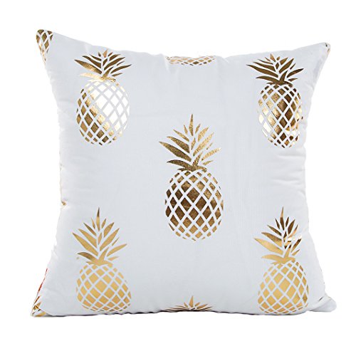 Product Cover 4TH Emotion Gold Pineapple Throw Pillow Case Cushion Cover 18
