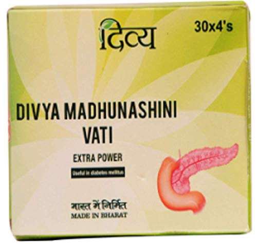 Product Cover Patanjali Divya Madhunashini Vati Extra Power x 1 Pack (120 Tablets) - NEW Improved Formula
