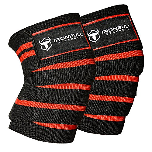 Product Cover Iron Bull Strength Knee Wraps (1 Pair) - 80