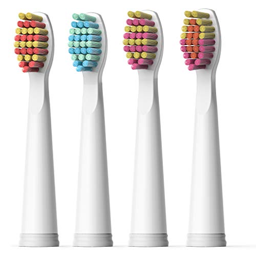 Product Cover Fairywill Electric Toothbrush Brush Head x 4 for Models of FW-917/FW-507 Sonic Toothbrushes Pink