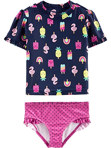 Product Cover Simple Joys by Carter's Baby and Toddler Girls' 2-Piece Rashguard Set