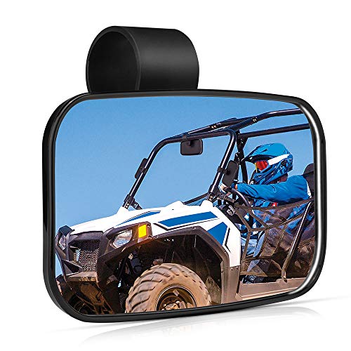Product Cover 2020 UTV Mirror, ISSYAUTO High-Definition Mirror with ShatterProof Tempered Glass and 1.5