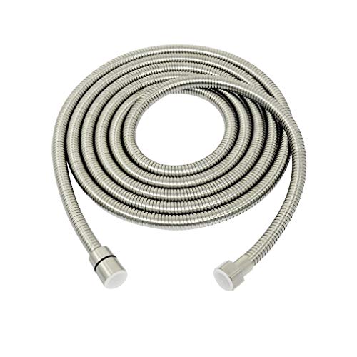 Product Cover PHASAT A3107N-3.5 138-Inch Extra Long Indoor Outdoor Shower Tube Replacement Stainless Steel Handheld Shower Hose, Bushed Nickel