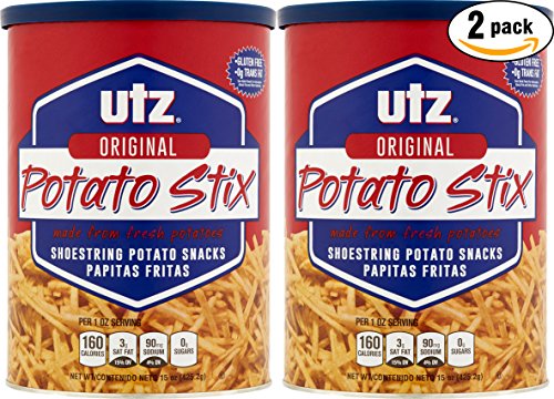 Product Cover UTZ Original Potato Stix, 15oz Can (Pack of 2, Total of 30 Oz)