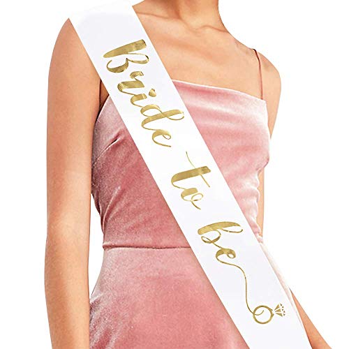 Product Cover YULIPS Bride To Be Sash - Bachelorette Party Sash Bridal Shower Hen Party Wedding Decorations Party Favors Accessories