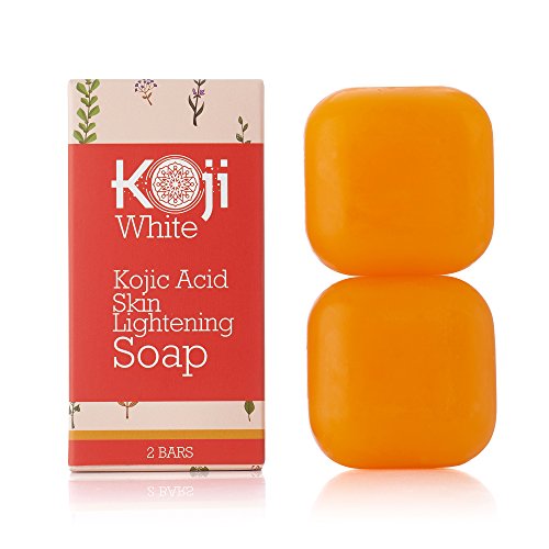Product Cover Pure Kojic Acid Skin Lightening Soap For Hyperpigmentation, Dark Spots, Sun Damage, Uneven Skin Tone (2.82 oz / 2 Bars)