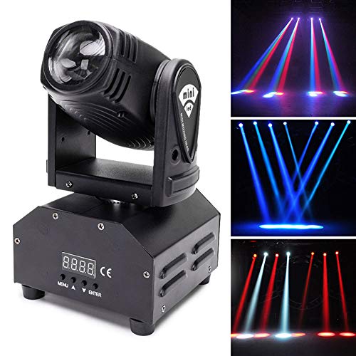 Product Cover U`King Moving Head Stage Light RGBW (4 in 1) DMX512 Rotating Stage Effect Lamp for DJ Disco Club Party Dance Wedding Bar Theater Pub Christmas Lights