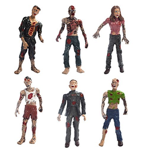 Product Cover Set of 6 Zombie Toys Action Figures Toys Terror Corpse