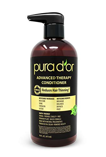 Product Cover PURA D'OR Advanced Therapy Conditioner - for Increased Moisture, Strength, Volume & Texture, Sulfate free, made With Argan Oil & Biotin, All Hair Types, Men & Women, 16 Fl Oz (Packaging May Vary)