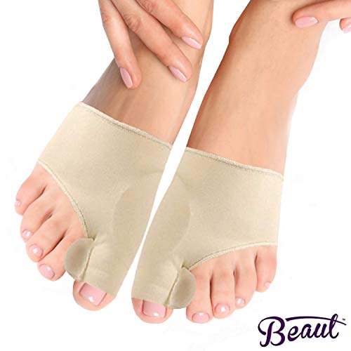 Product Cover Bunion Corrector and Orthopedic Hallux Valgus Relief Splint Gel Bunion Pads Sleeves Brace - Toe Stretcher Bunion Guard for Men and Women Gel Toe Spacer, Toe Separator, Toe Spreader - Bunion Protector
