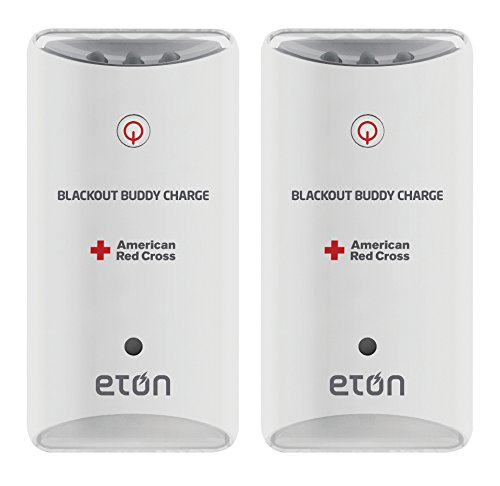 Product Cover American Red Cross Blackout Buddy Charge Emergency LED Flashlight, Blackout Alert, Nightlight & Phone Charger (Pack of 2)