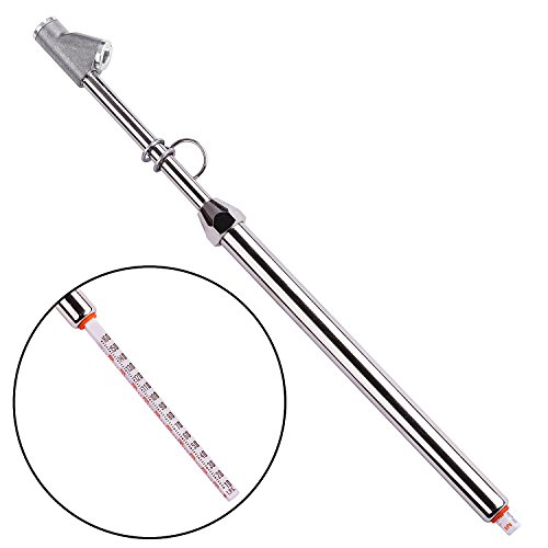 Product Cover WYNNsky Extension Heavy Duty Straight-on Dual Head Service Tire Pressure Gauge, Durable Auto Service Gauge