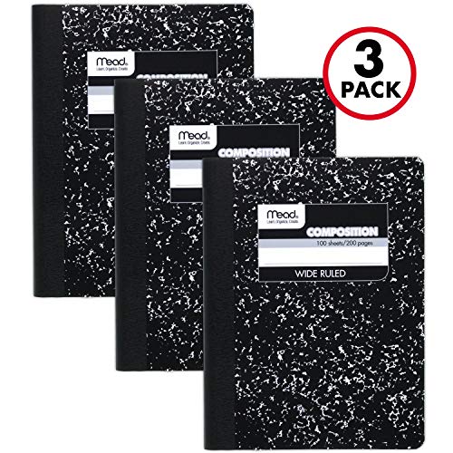 Product Cover Mead Composition Books/Notebooks, Wide Ruled, 100 Sheets, 9-3/4