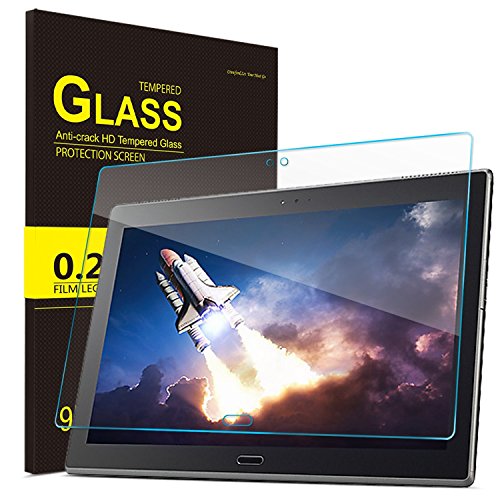 Product Cover IVSO Screen Protector for Lenovo TAB 4 10 Plus, Ultra-Thin 9H Hardness HD Clear& Premium Tempered Glass Screen Protector for Lenovo TAB 4 10 Plus Tablet(2pcs)