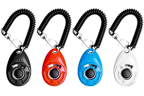 Product Cover EcoCity 4-Pack Dog Training Clicker with Wrist Strap