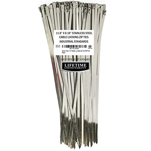 Product Cover Aroma Trees 100 pcs Metal Zip Ties 11.8