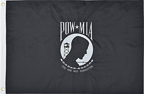 Product Cover Green Grove Products POW MIA Flag 2x3 Ft 210D Nylon Premium Outdoor Embroidered Double Sided Flag