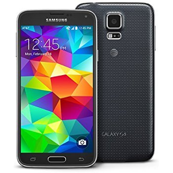 Product Cover Samsung Galaxy S5 G900A 16GB Unlocked GSM 4G LTE Quad-Core Smartphone 16MP Camera (Renewed) (Black)