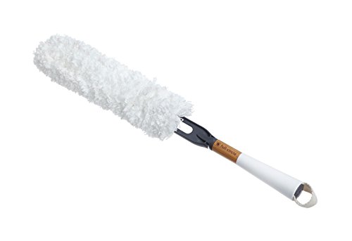 Product Cover Full Circle Dust Whisperer Microfiber Duster -White and Gray