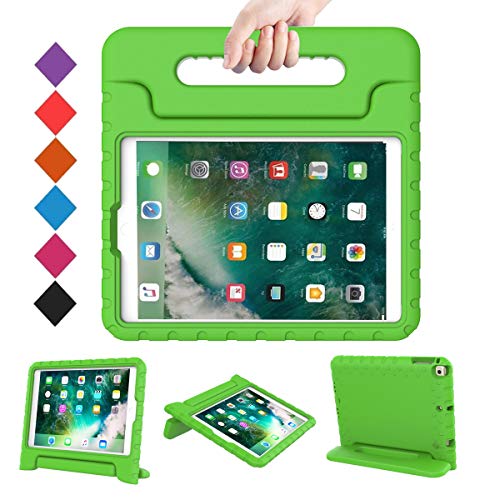 Product Cover BMOUO Case for New iPad 9.7 Inch 2018/2017 - ShockProof Case Light Weight Kids Case Cover Handle Stand Case for iPad 9.7 Inch 2017 / 2018 New Model - Green