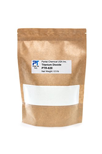 Product Cover PTR-620 Titanium Dioxide TiO2 | Soap Making, Crafts, Paints and Pigment Colorant | Resealable Pouch 16oz 8oz 4oz (0.5lb/8oz)