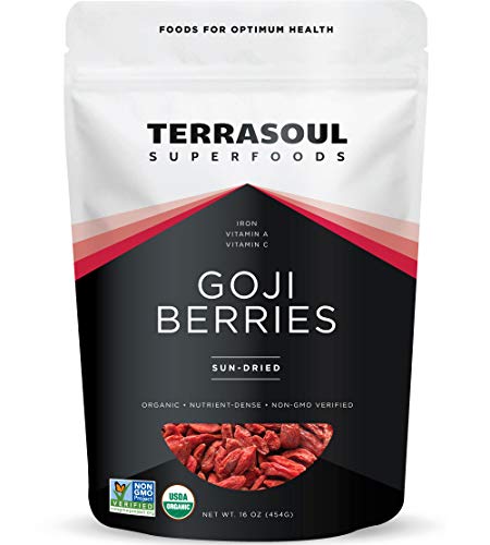 Product Cover Terrasoul Superfoods Organic Goji Berries, 16 Oz - Large Size | Chewy Texture | Premium Quality | Lab-Tested