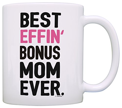 Product Cover Gifts for Stepmom This Best Effin Bonus Mom Ever Stepmom Gifts from Daughter Gift Coffee Mug Tea Cup White