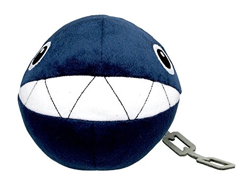 Product Cover Little Buddy Super Mario All Star Collection 1592 Chain Chomp Stuffed Plush, 5