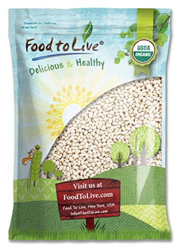 Product Cover Organic Navy Beans, 10 Pounds - Non-GMO, Kosher, Raw, Vegan, Bulk