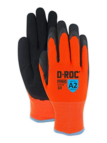 Product Cover Magid Safety Hi-Viz Waterproof Thermal Nitrile Coated Acrylic Work Gloves - Size 10 (1 Pair)
