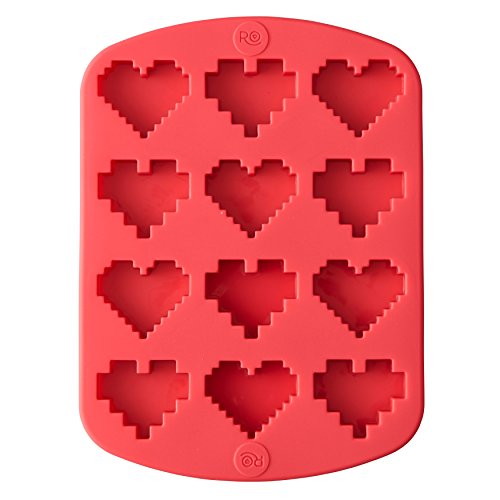 Product Cover Wilton 2115-4374 Rosanna Pansino Silicone 8 16 Bit Heart Mold, Assorted