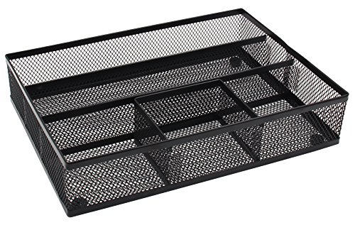 Product Cover EasyPAG Mesh Collection Desk Drawer Organizer Accessories Tray,Black
