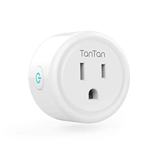 Product Cover TanTan Smart Plug Work with Alexa and Google Home, TanTan WiFi Outlet Mini Socket Remote Control Only Supports 2.4GHz Network, ETL and FCC Listed