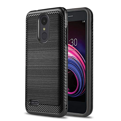 Product Cover Phone Case for [LG Rebel 4 LTE (L212VL, L211BL)], [Modern Series][Black] Shockproof Cover [Impact Resistant][Defender] for Rebel 4 LTE (Tracfone, Simple Mobile, Straight Talk, Total Wireless)