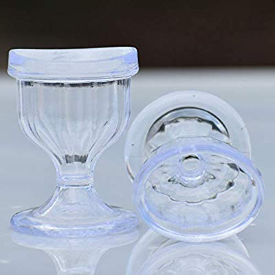 Product Cover Transparent Eye Wash Cup Set of 2 for Refresh Eyes | Curved Design | Thick Plastic Eyewash Cup Set for Eye Cleansing