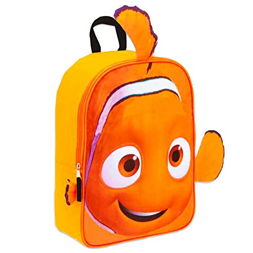 Product Cover Disney Finding Nemo Toddler Preschool Backpack Set - Bundle Includes 11 Inch Finding Nemo Mini Backpack and Stickers (Finding Nemo School Supplies)