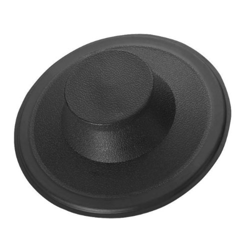 Product Cover Sink Stopper, Black Plastic Kitchen Sink Garbage Disposal Drain Stopper, Fits Kohler, Insinkerator, Waste King & Others By Essential Values ...