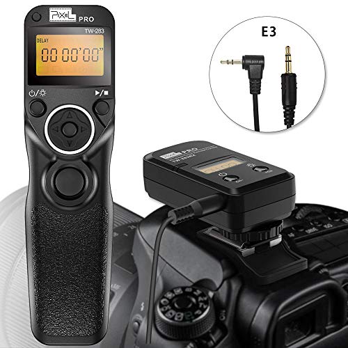 Product Cover Pixel TW-283 E3 Wireless Shutter Release Cable Wired Remote Control for Canon XT XTi XS XSi T1i T2i T3 T3i T4i T5 T5i T6i SL1 EOS1300D 300D 60D 60Da 70D 80D