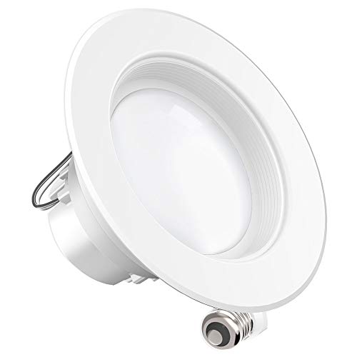 Product Cover Sunco Lighting 4 Inch LED Recessed Downlight, Baffle Trim, Dimmable, 11W=40W, 4000K Cool White, 660 LM, Damp Rated, Simple Retrofit Installation - UL + Energy Star