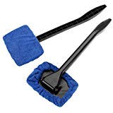 Product Cover WINOMO 2pcs Car Windshield Cleaner Brush Auto Window Glass Cleaning Brush Tools with Long Handle (Blue)