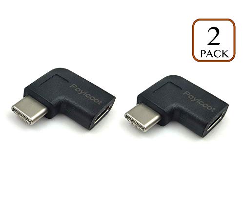 Product Cover Exuun (2-Pack) 90 Degree USB C Type C Male to Female Adapter