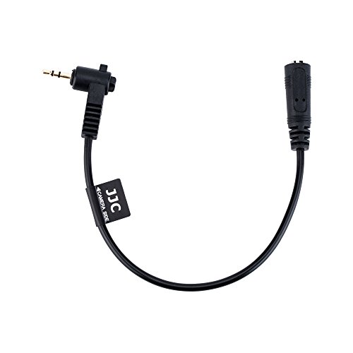 Product Cover JJC 3.5mm Female Mic Jack to 2.5mm Male Mic Jack Microphone Cable Adapter for Fuji Fujifilm X-T20 X-T10 X-T30 X-PRO3 X-T100 X-T1 X-E3 X-PRO2 XF10 X100F X100T X-E2S X-E2 X-E1 HS50EXR Camera