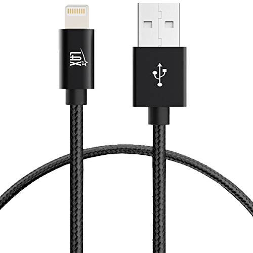 Product Cover iPhone Charger Lightning Cable - [MFi Certified] Durable Braided Apple Lightning USB Cord for Latest iOS Including iPhone X/8/8Plus/ 7/7Plus/IPad Pro