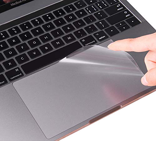 Product Cover (2 Pack) Clear Anti-Scratch Trackpad Protector Touchpad Cover Skin for Newest MacBook Pro 13 Inch with or Without TouchBar Model A1706 A1989 and A1708