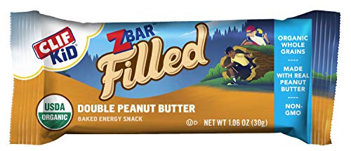 Product Cover CLIF KID ZBAR FILLED - Organic Granola Bars - Double Peanut Butter - (1.06 Ounce Energy Bars, Kids Snacks, 12 Count)