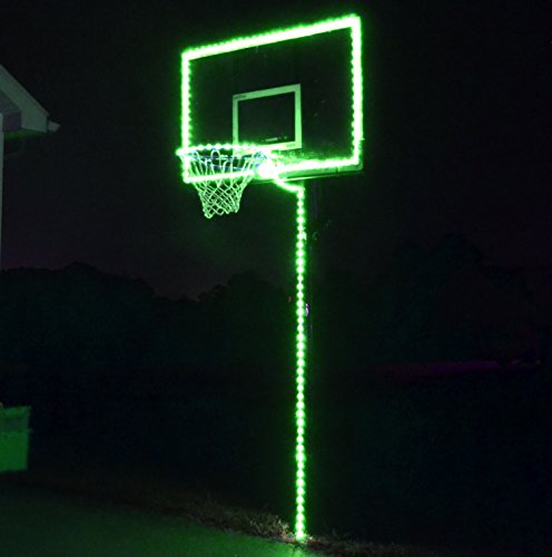 Product Cover GlowCity Light Up Basketball Hoop Lighting kit(Light Up Basketball Not Inlcuded) (Green)