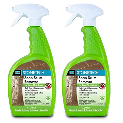 Product Cover StoneTech Soap Scum Remover, Cleaner for Natural Stone, 24-Ounce (.710L) Spray Bottle (2 Quart pack)