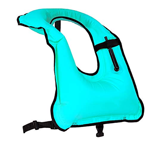 Product Cover Faxpot Men/ Women Adult Inflatable Life Jacket Snorkel Vest For Swimming Safety